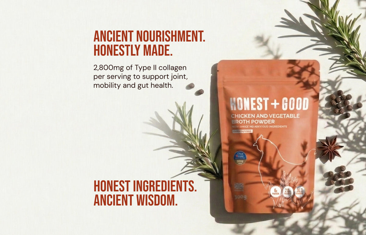 Honest + Good Chicken & Vegetable Bone Broth Powder