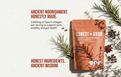 Honest + Good Chicken & Vegetable Bone Broth Powder