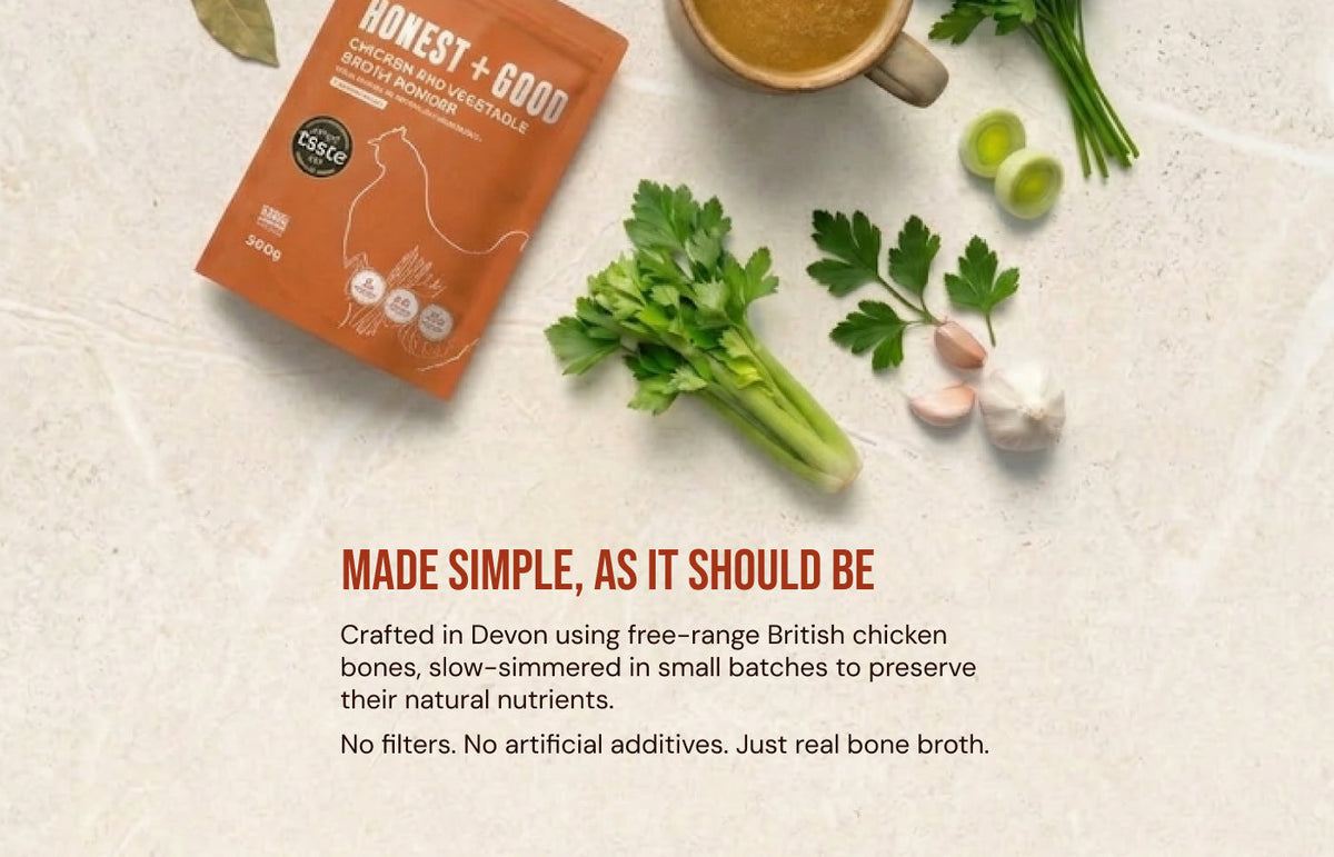 Honest + Good Chicken & Vegetable Bone Broth Powder