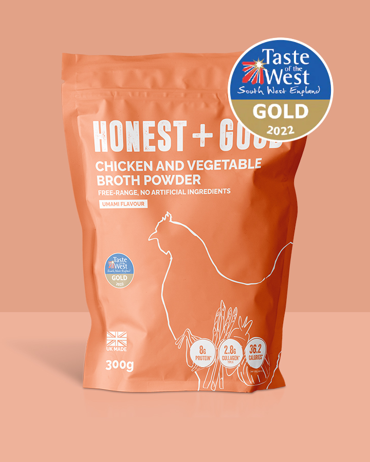 Honest + Good Chicken & Vegetable Bone Broth Powder