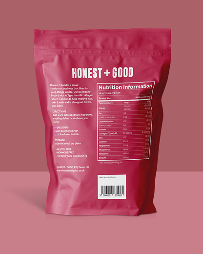 Honest + Good Pure Beef Bone Broth Powder