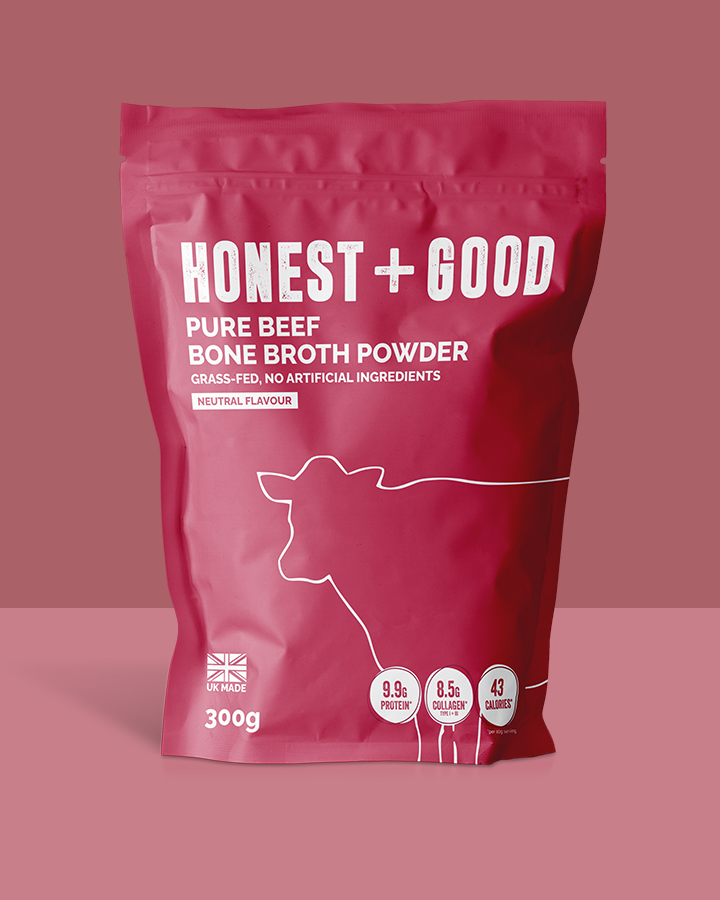 Honest + Good Pure Beef Bone Broth Powder