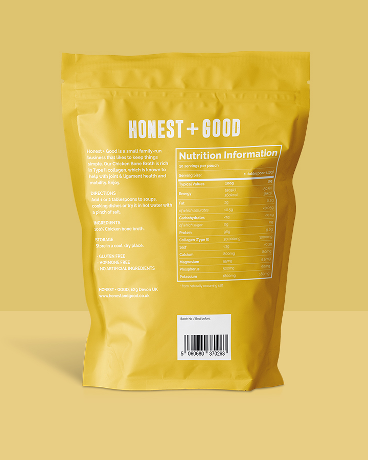Honest + Good Pure Chicken Bone Broth Powder