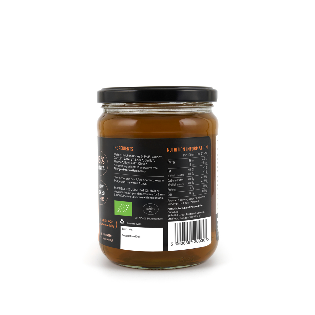 Ossa Organic Chicken Bone Broth (515ml)