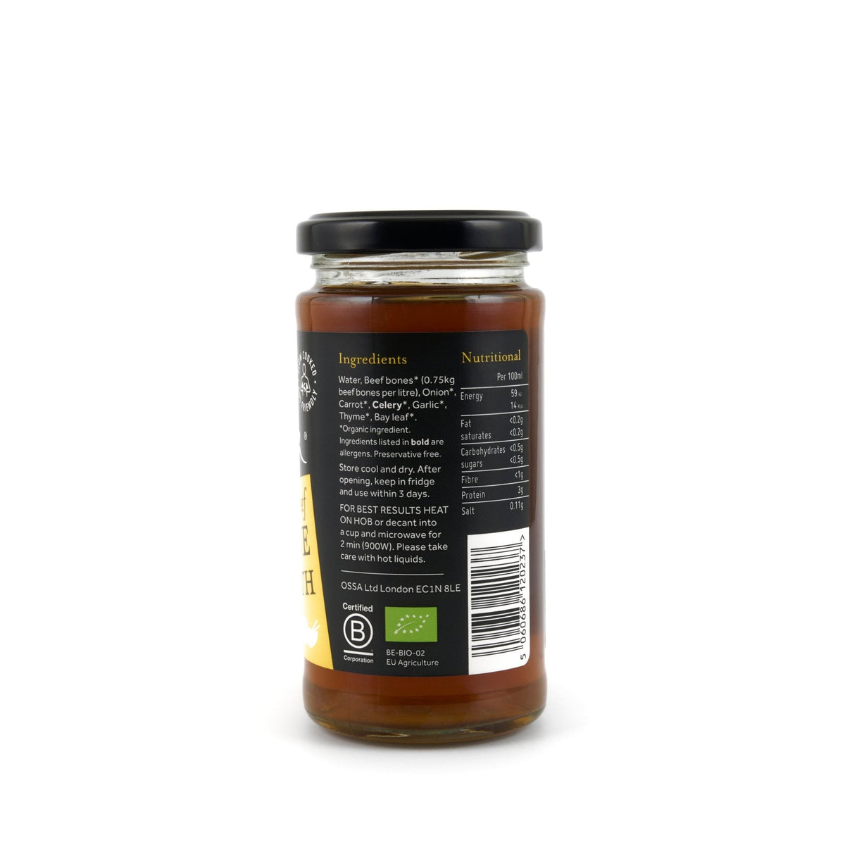 Ossa Organic Beef Bone Broth (240ml)