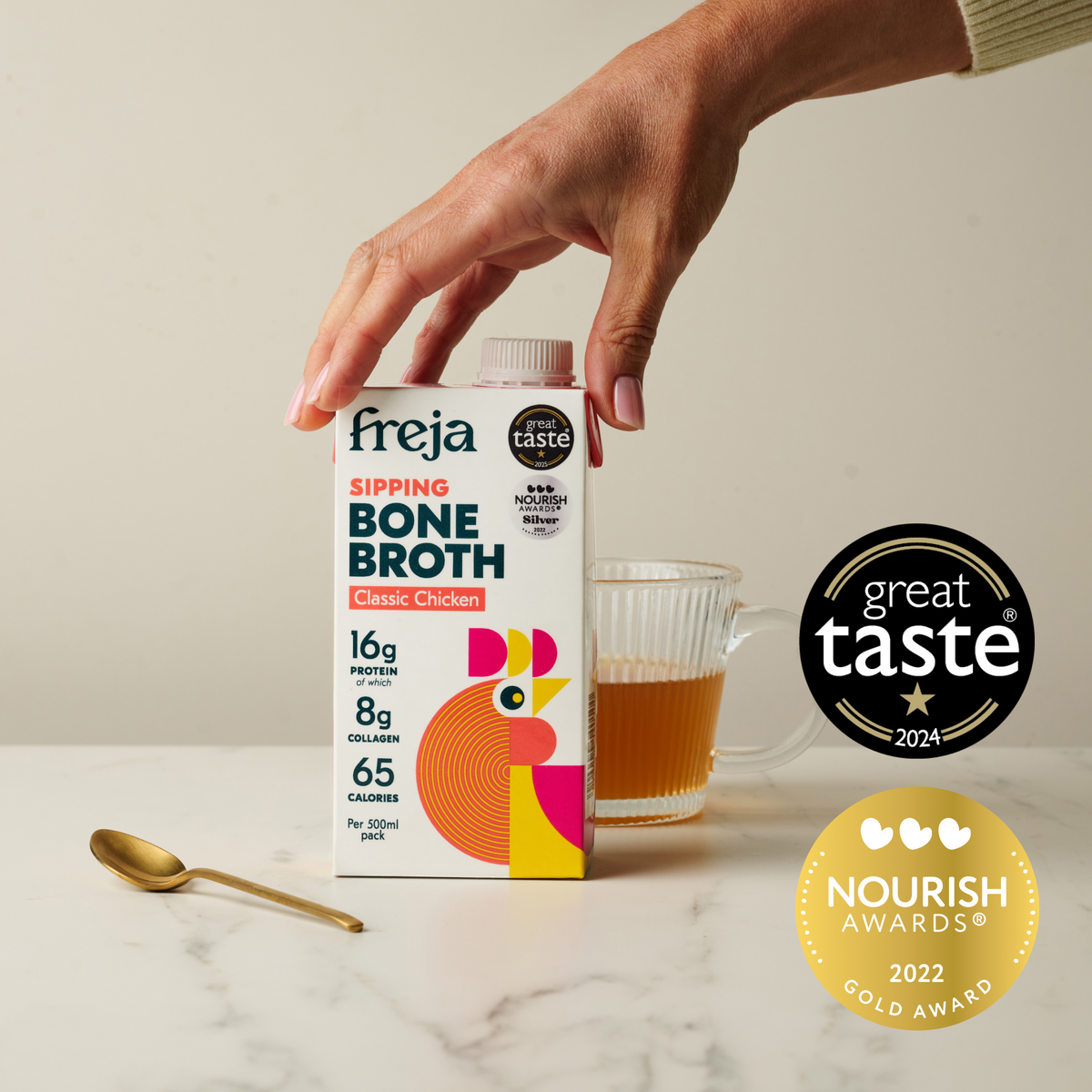 Freja Classic Chicken Bone Broth (500ml)